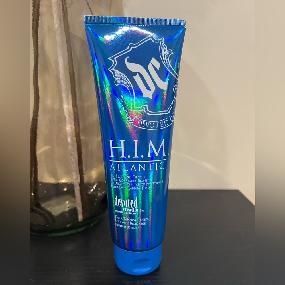 BRAND NEW H.I.M. Atlantic Devoted Creations Indoor Outdoor Tanning Lotion.